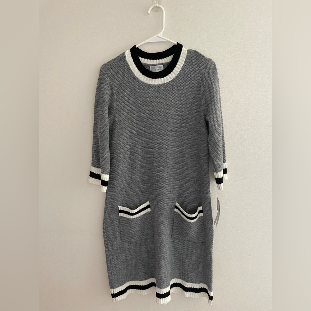 New Robbie Bee Mini Knit Sweater Dress